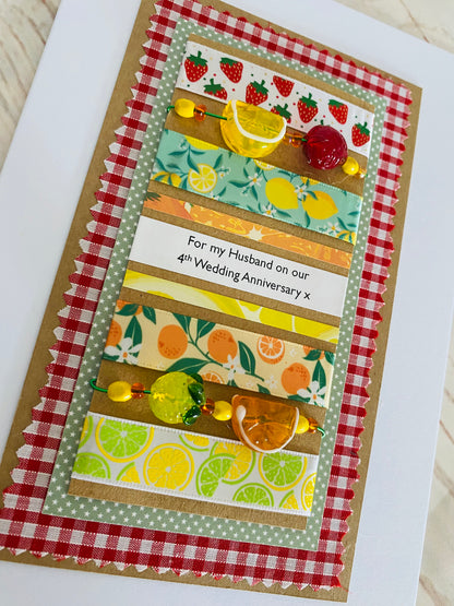 Forever Fruits Handmade Card