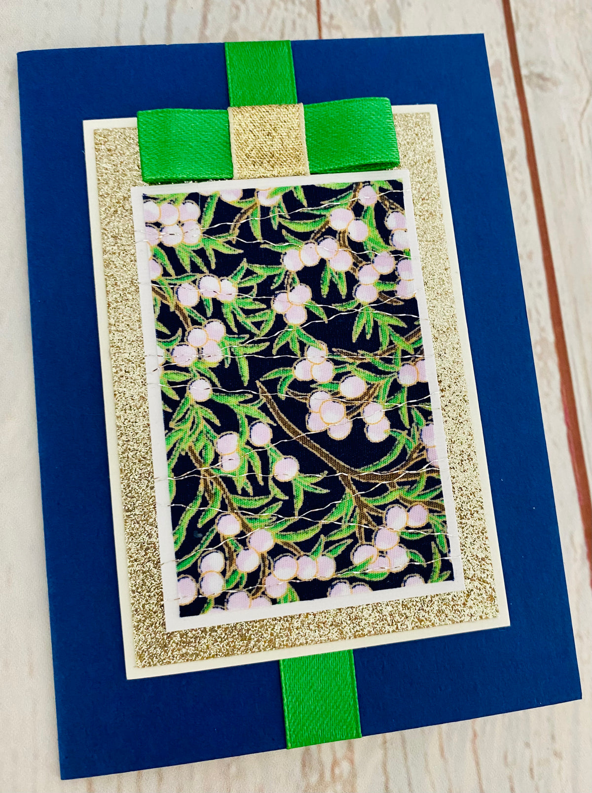 Mistletoe Handmade Christmas Card