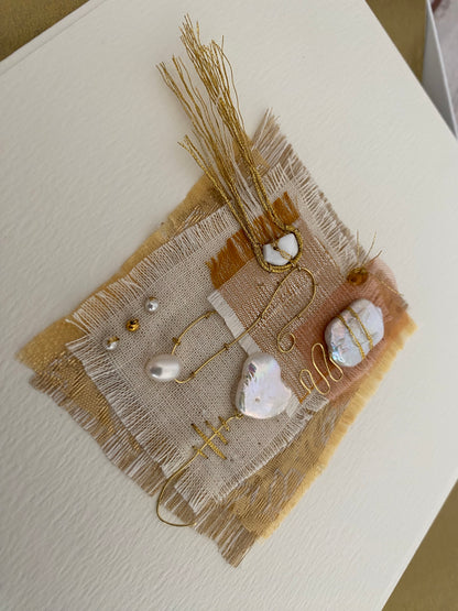 Luxurious Love Heart Handmade Card