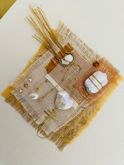 Luxurious Love Heart Handmade Card