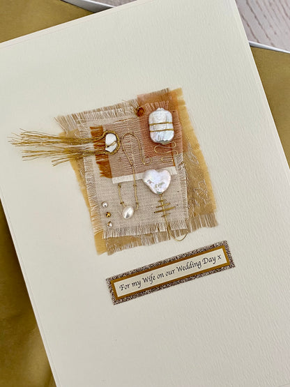 Luxurious Love Heart Handmade Card