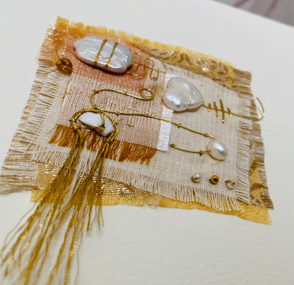 Luxurious Love Heart Handmade Card