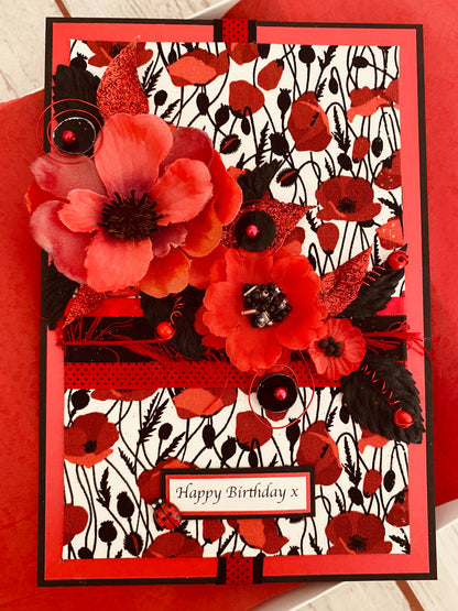 Poppy Handmade Card
