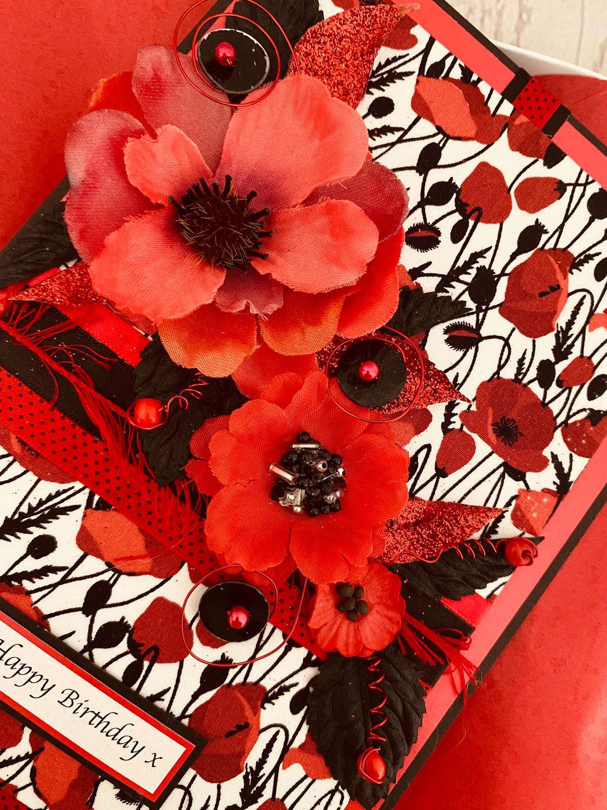 Poppy Handmade Card