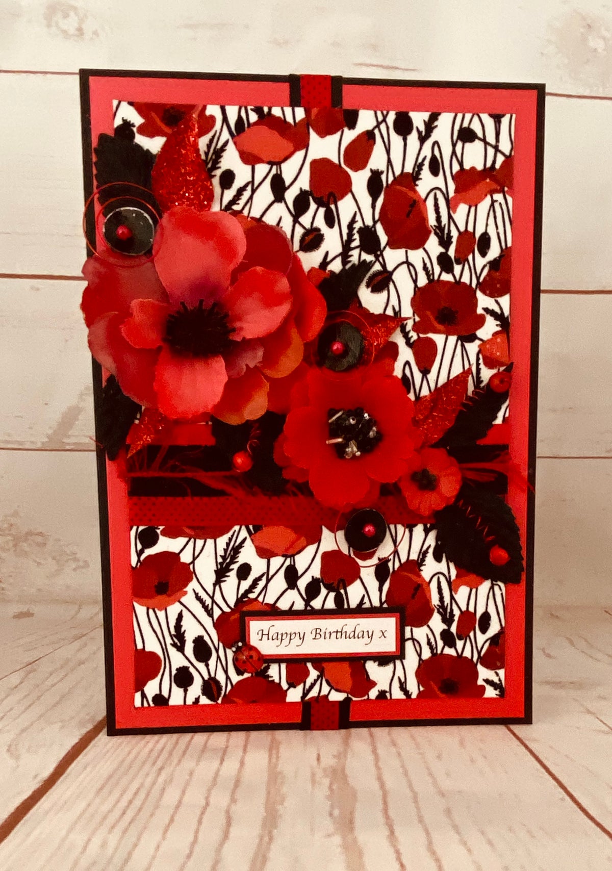 Poppy Handmade Card