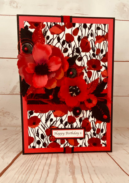 Poppy Handmade Card