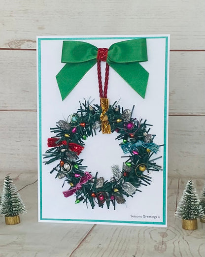 Luxury Wreath Handmade Card