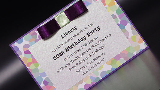 Liberty Handmade Birthday Party Invitation