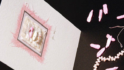 Luxury Pink Harmony Handmade Card