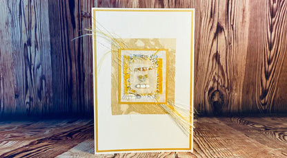 Luxury Herkimer Diamond Handmade Card